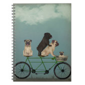 Mops Tandem Notizblock (Vorderseite)