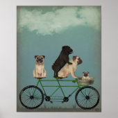 Mops Tandem Poster (Vorne)
