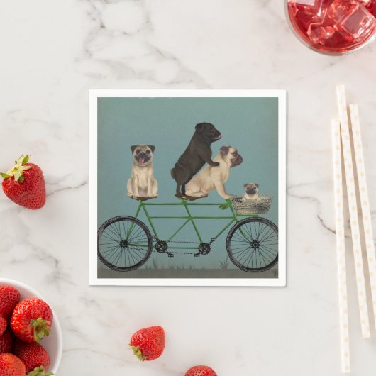 Mops Tandem Serviette (Beispiel)