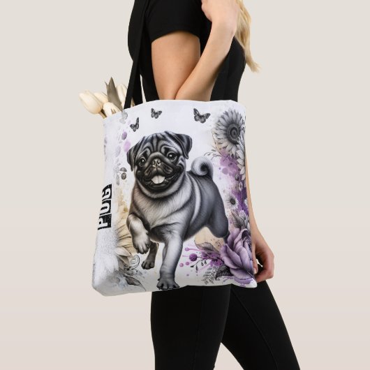 Mops Tasche (Von Nahem)