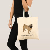 Mops-Taschen-Tasche Tragetasche (Vorderseite (Produkt))