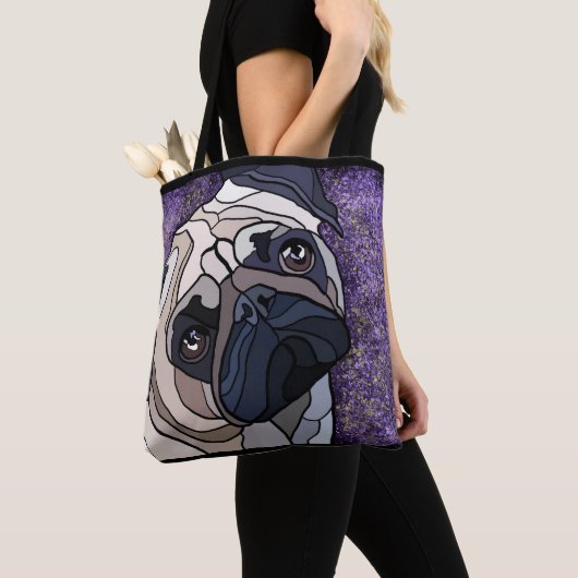 Mops-Taschentasche Tasche (Von Nahem)