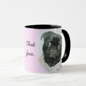 Mops Tasse (VorderseiteRechts)