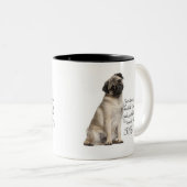 Mops Tasse (VorderseiteRechts)