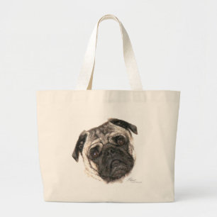 Mops Tasse Bag Jumbo Stoffbeutel