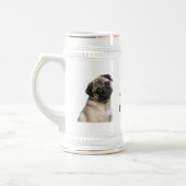 Mops-Tasse Bierglas (Links)
