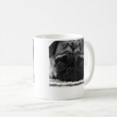 Mops-Tasse Kaffeetasse (VorderseiteRechts)