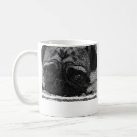 Mops-Tasse Kaffeetasse (Links)