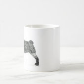 Mops-Tasse Kaffeetasse (Mittel)