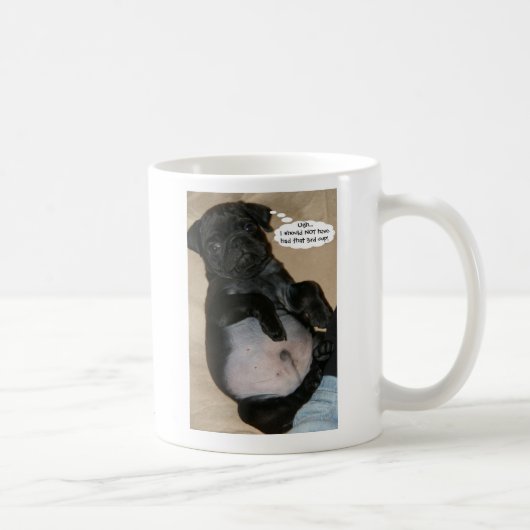 Mops-Tasse Kaffeetasse (Rechts)