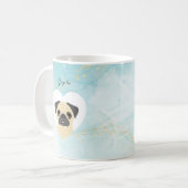 Mops-Tasse Kaffeetasse (Vorderseite Links)