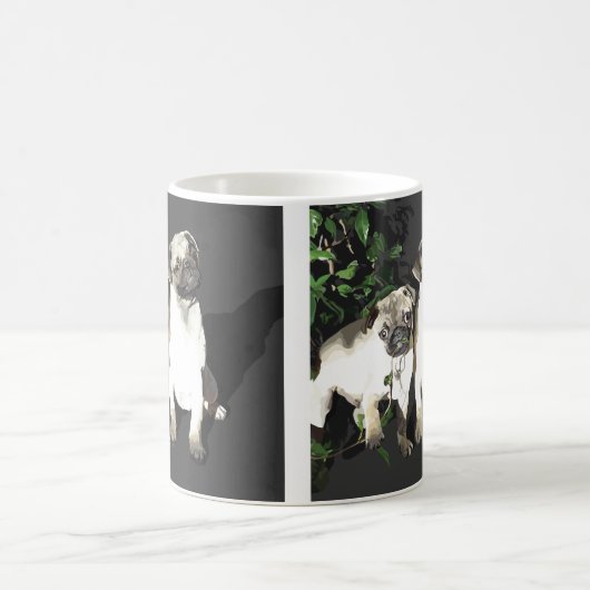 Mops-Tasse Kaffeetasse (Mittel)