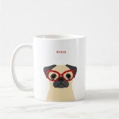 Mops-Tasse Kaffeetasse (Links)
