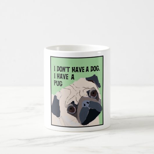 Mops-Tasse Kaffeetasse (Mittel)