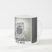 Mops-Tasse Mattglastasse (VorderseiteRechts)