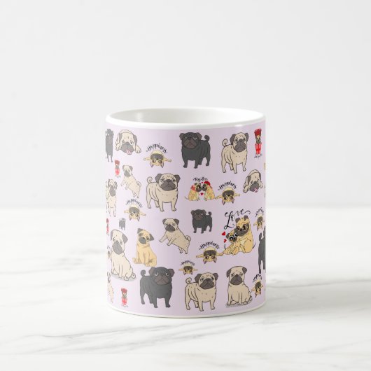 Mops Tasse Mops Kaffee Tasse Bestes Geschenk für M (Mittel)