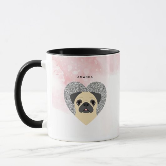 Mops-Tasse Tasse (Links)