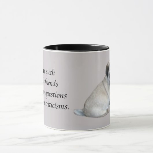 Mops-Tasse Tasse (Zentrum)