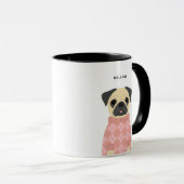 Mops-Tasse Tasse (VorderseiteRechts)