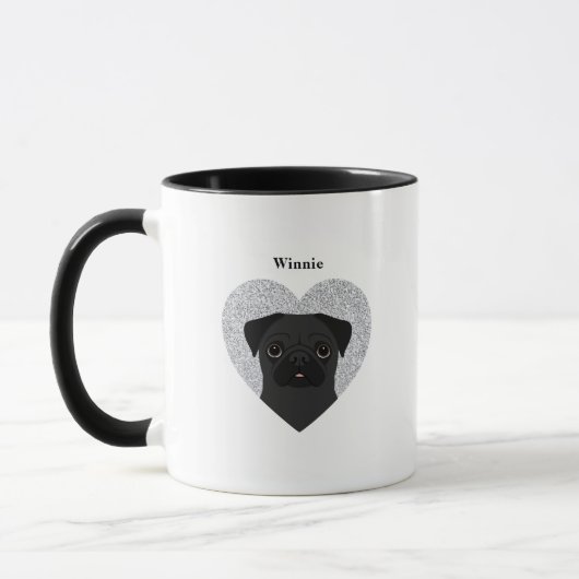 Mops-Tasse Tasse (Links)