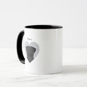 Mops-Tasse Tasse (Vorderseite Links)