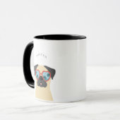 Mops-Tasse Tasse (Vorderseite Links)