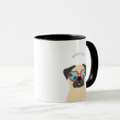 Mops-Tasse Tasse (VorderseiteRechts)