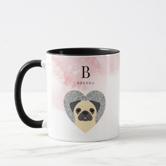 Mops-Tasse Tasse (Links)