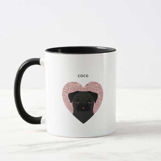 Mops-Tasse Tasse (Links)