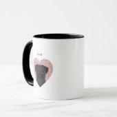 Mops-Tasse Tasse (Vorderseite Links)