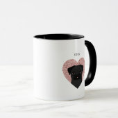 Mops-Tasse Tasse (VorderseiteRechts)