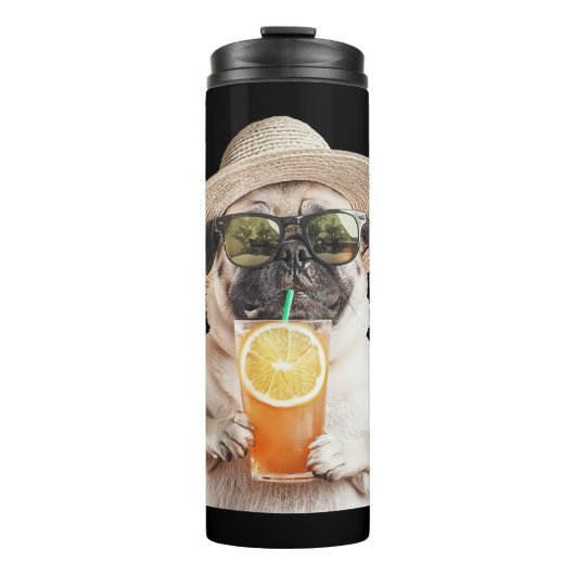 Mops Thermosbecher (Vorderseite)
