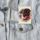Mops, Tier, Natur Button (Insitu)