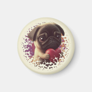 Mops, Tier, Natur Magnet
