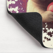 Mops, Tier, Natur Mousepad (Ecke)