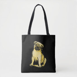 Mops Tote Bag Tasche
