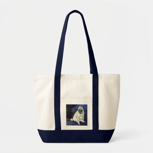 Mops Tote Bag Tragetasche (Vorne)