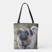 Mops Tote Tag Tasche (Rückseite)