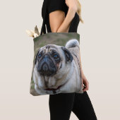 Mops Tote Tag Tasche (Von Nahem)
