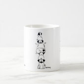 Mops-Totem Kaffeetasse (Mittel)