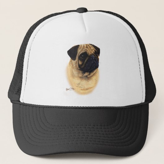 Mops Truckerkappe (Vorderseite)