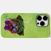 Mops Ugly Face Case-Mate iPhone Case (Rückseite (Horizontal))