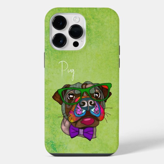 Mops Ugly Face Case-Mate iPhone Case Hülle (Rückseite)