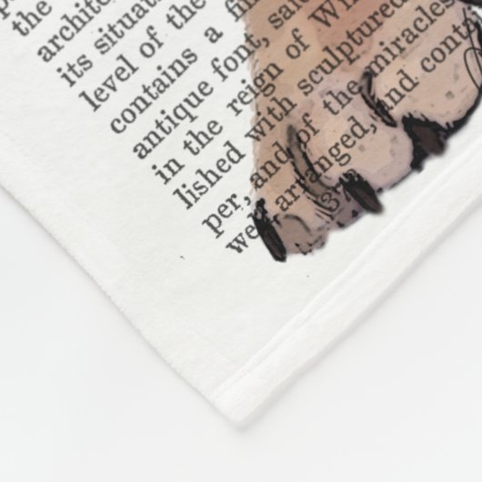 Mops umarmen fleecedecke (Ecke)