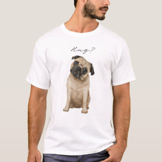 Mops Umarmen Niedlicher Liebe Möpse Design T-Shirt