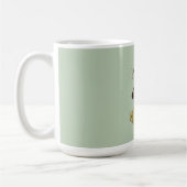 Mops umarmung kaffeetasse (Links)