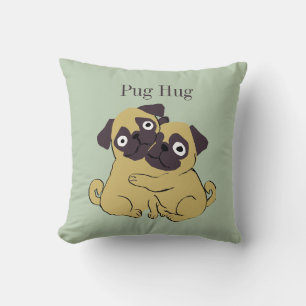 Mops umarmung kissen