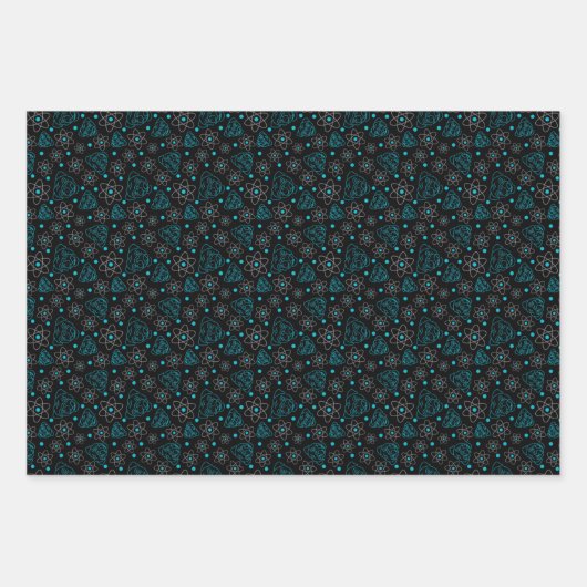 Mops-Umschlagpapier Geschenkpapier Set (Vorderseite 3)