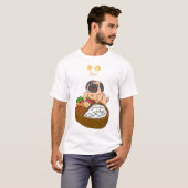 Mops und Bento T-Shirt (Vorne ganz)