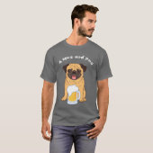 Mops- und Bierliebhaber T-Shirt (Vorne ganz)